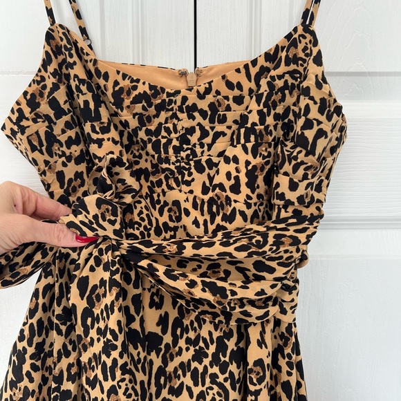 J. Crew Dresses | Jcrew Tie Waist Spaghetti Strap Dress with Slit - Picture 10 of 11